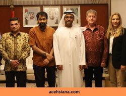 Mualem Jalin Sinergi Investasi Timur Tengah untuk Aceh, Tawarkan Proyek Terowongan Geurutee