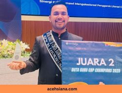 Azwar Anas Raih Runner-up Duta Guru CBP Rupiah Championship 2025 BI Lhokseumawe