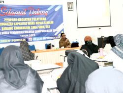 Cabdisdik Aceh Timur Gelar Pelatihan Peningkatan Kapasitas Wakil Kepsek Bidang Kurikulum